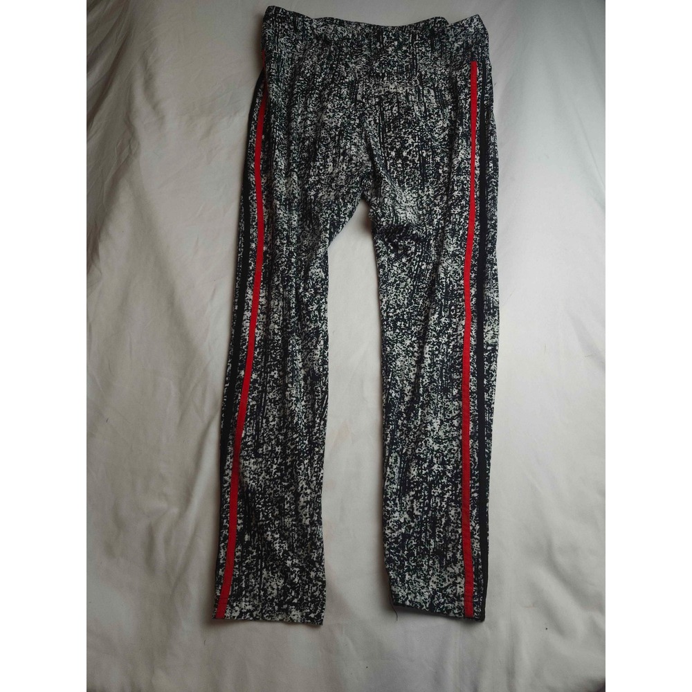 No Boundaries Womens XL Static Print‎ Leggings Black White